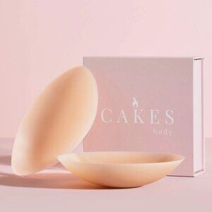 Cakes Grippy Silicone No-Show Coverage Circles - Honey - NIB - DDD+